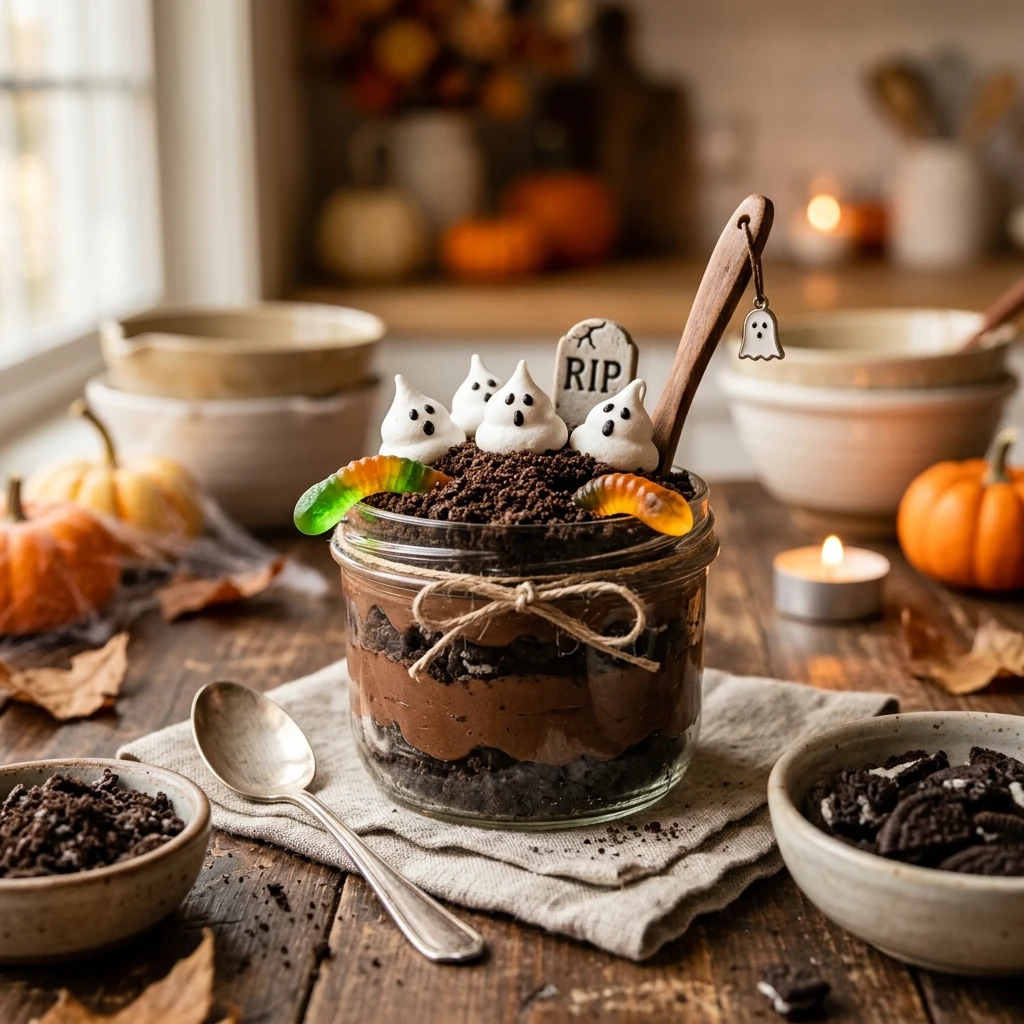 Halloween Dirt Cups Recipe
