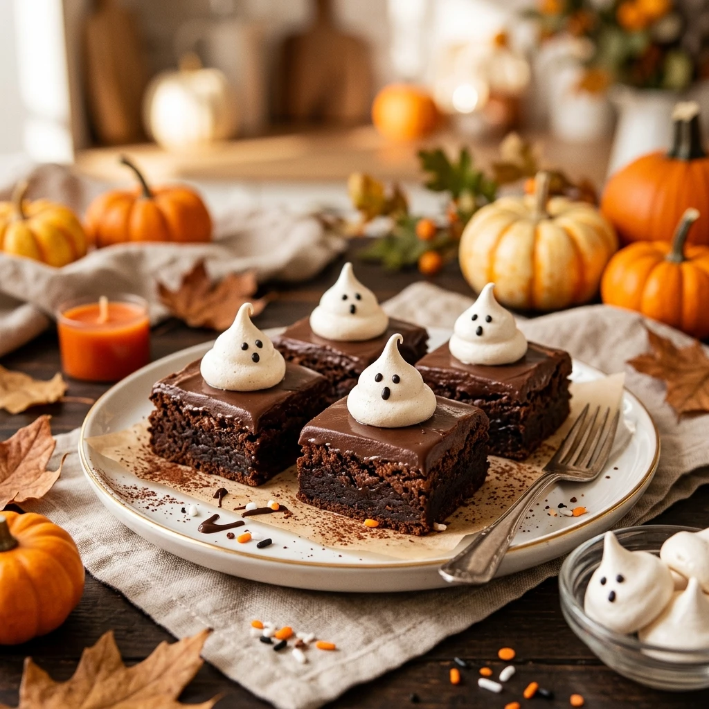 Halloween Ghost Brownies Recipe