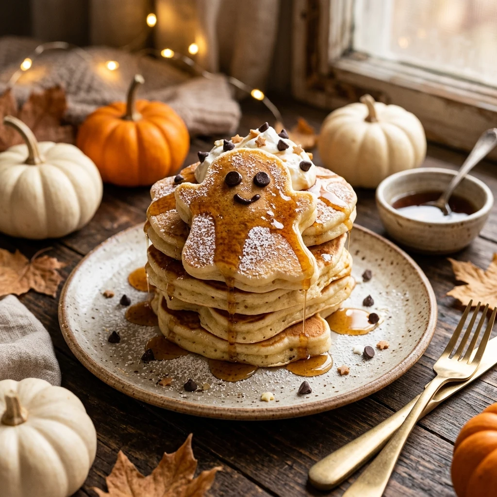 Halloween Ghost Pancakes Recipe