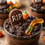 Halloween Graveyard Dirt Cups For Party