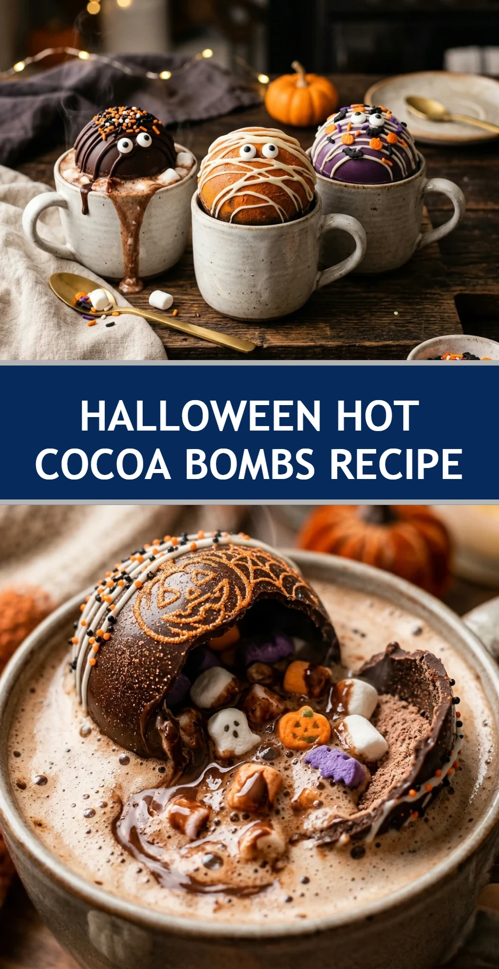 Halloween Hot Cocoa Bombs Recipe