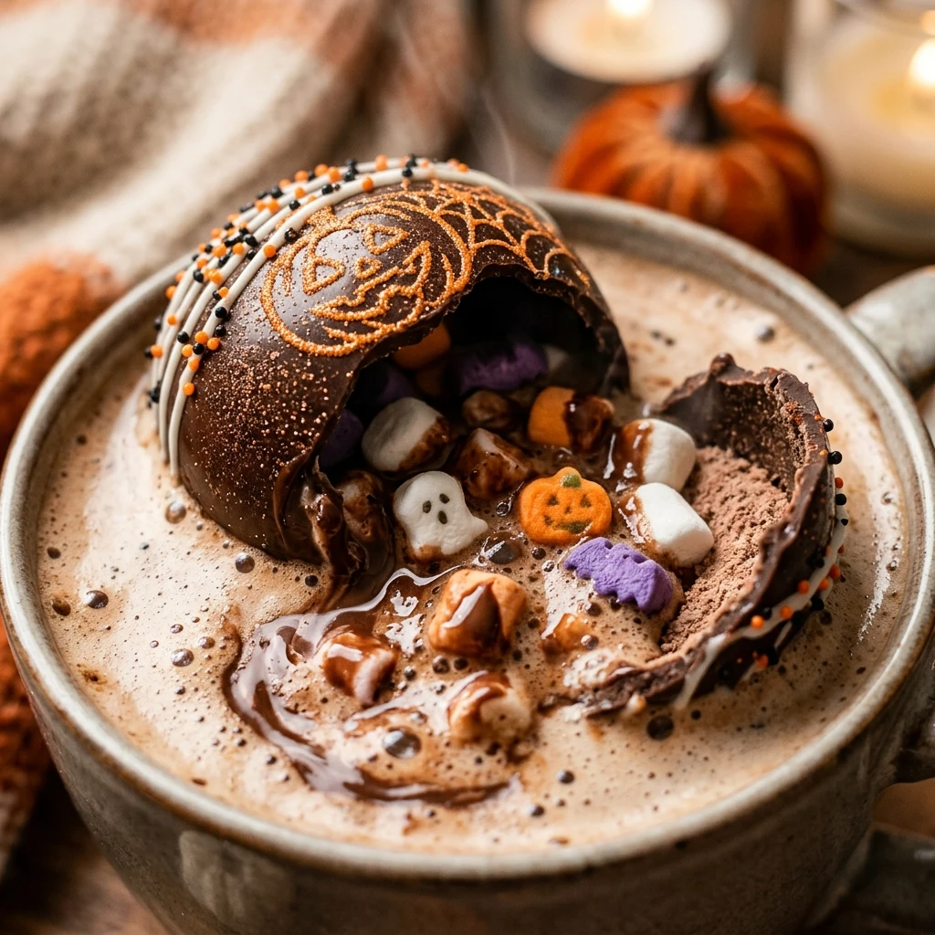 Halloween Hot Cocoa Bombs Recipe
