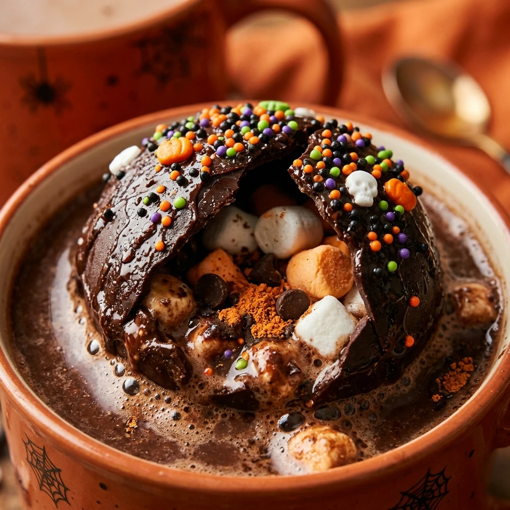 Halloween Hot Cocoa Bombs Recipe