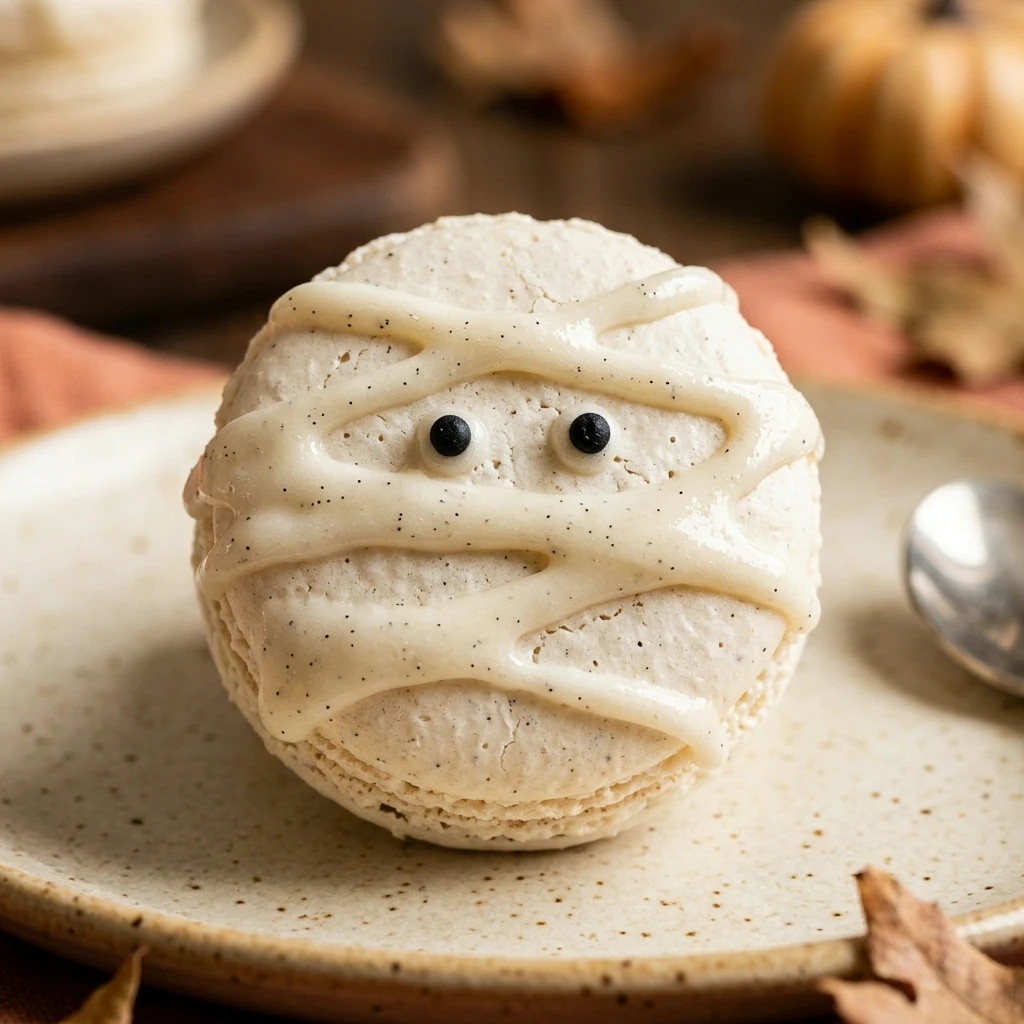 Halloween Mummy Macarons Recipe