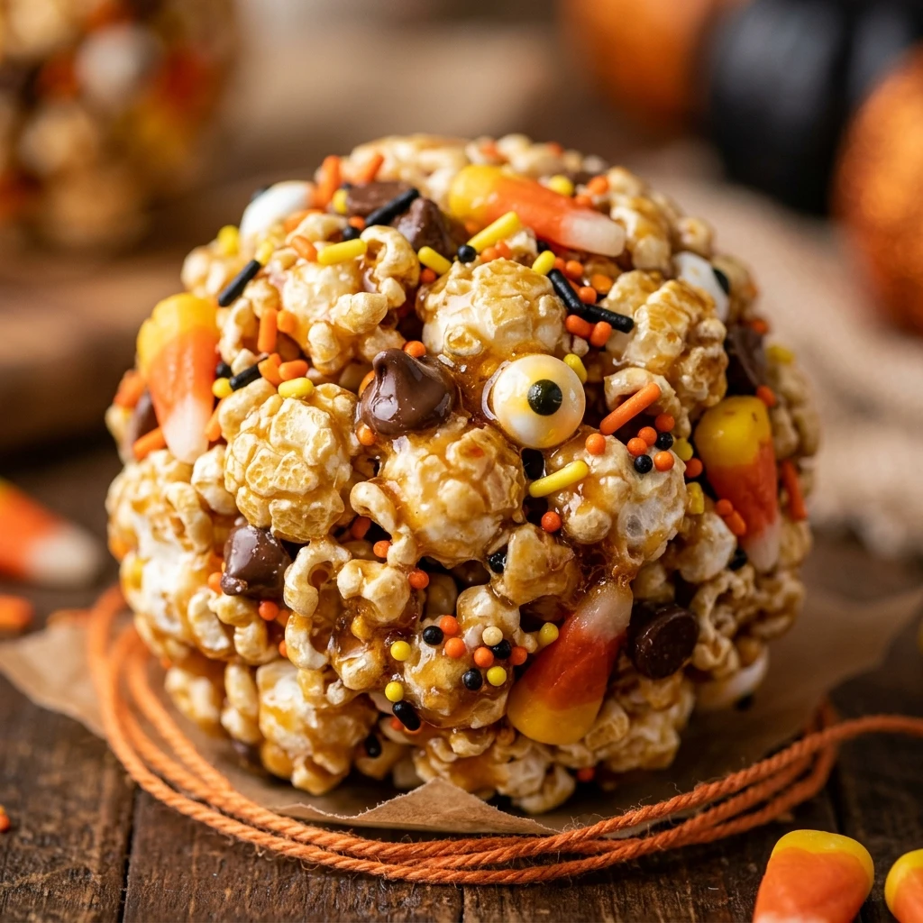 Halloween Popcorn Balls Recipe