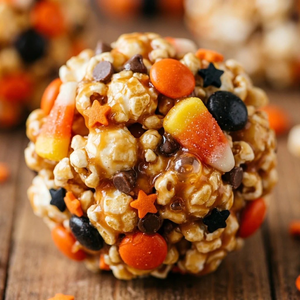 Halloween Popcorn Balls Recipe