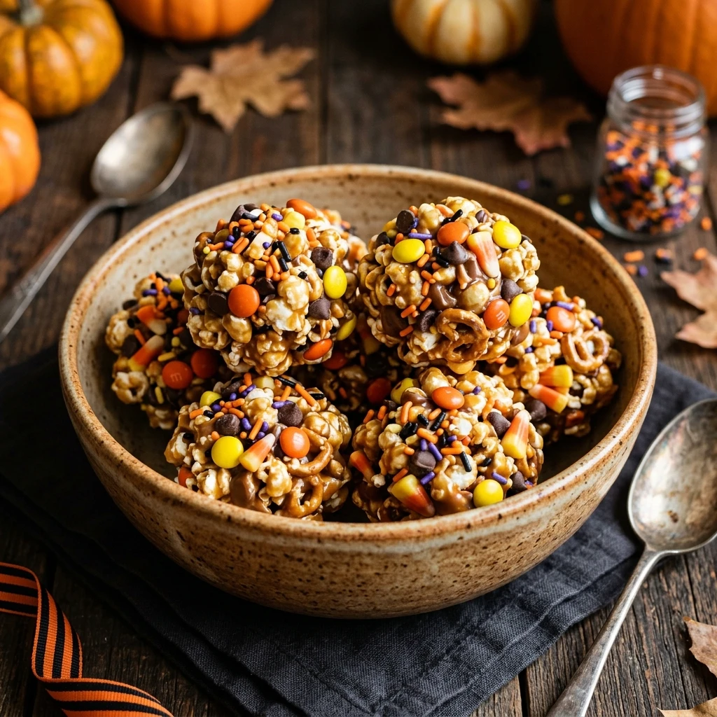 Halloween Popcorn Balls Recipe