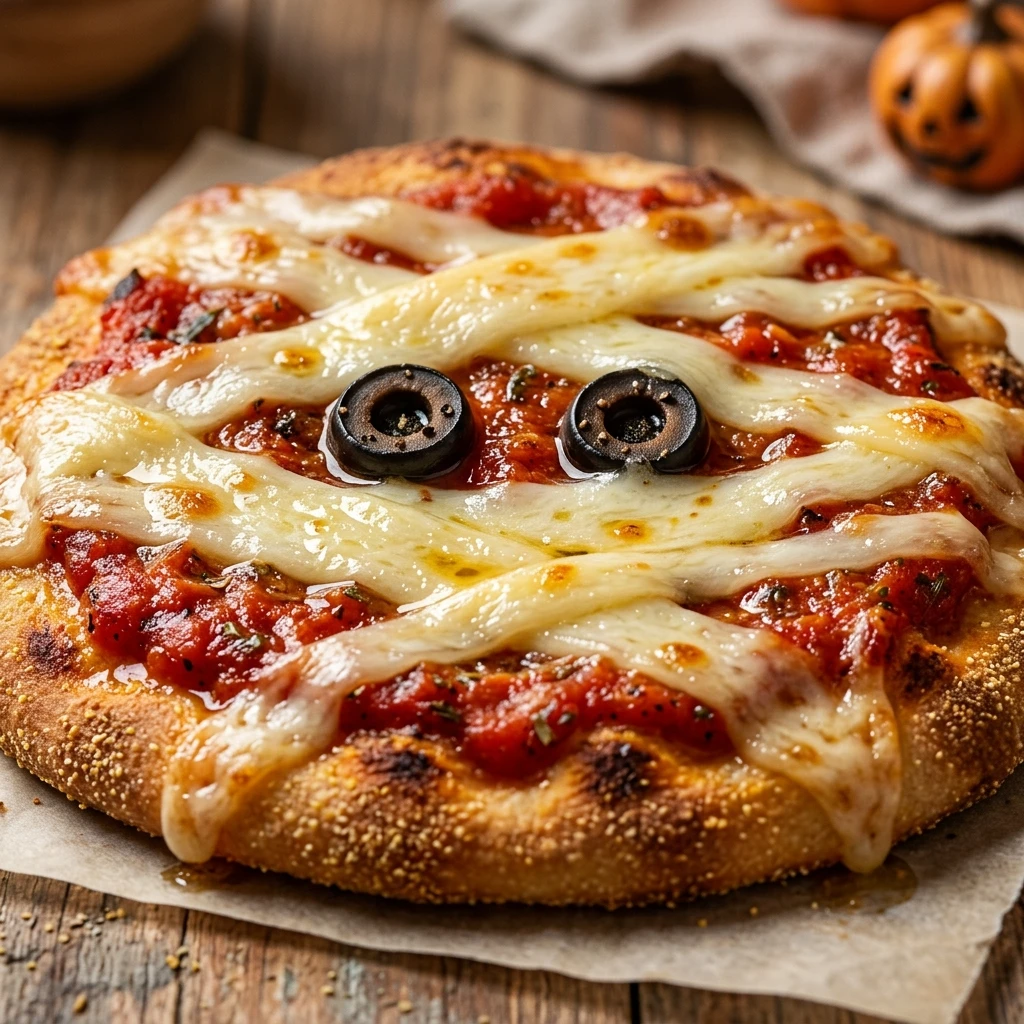 Halloween Spooky Mummy Pizza Recipe