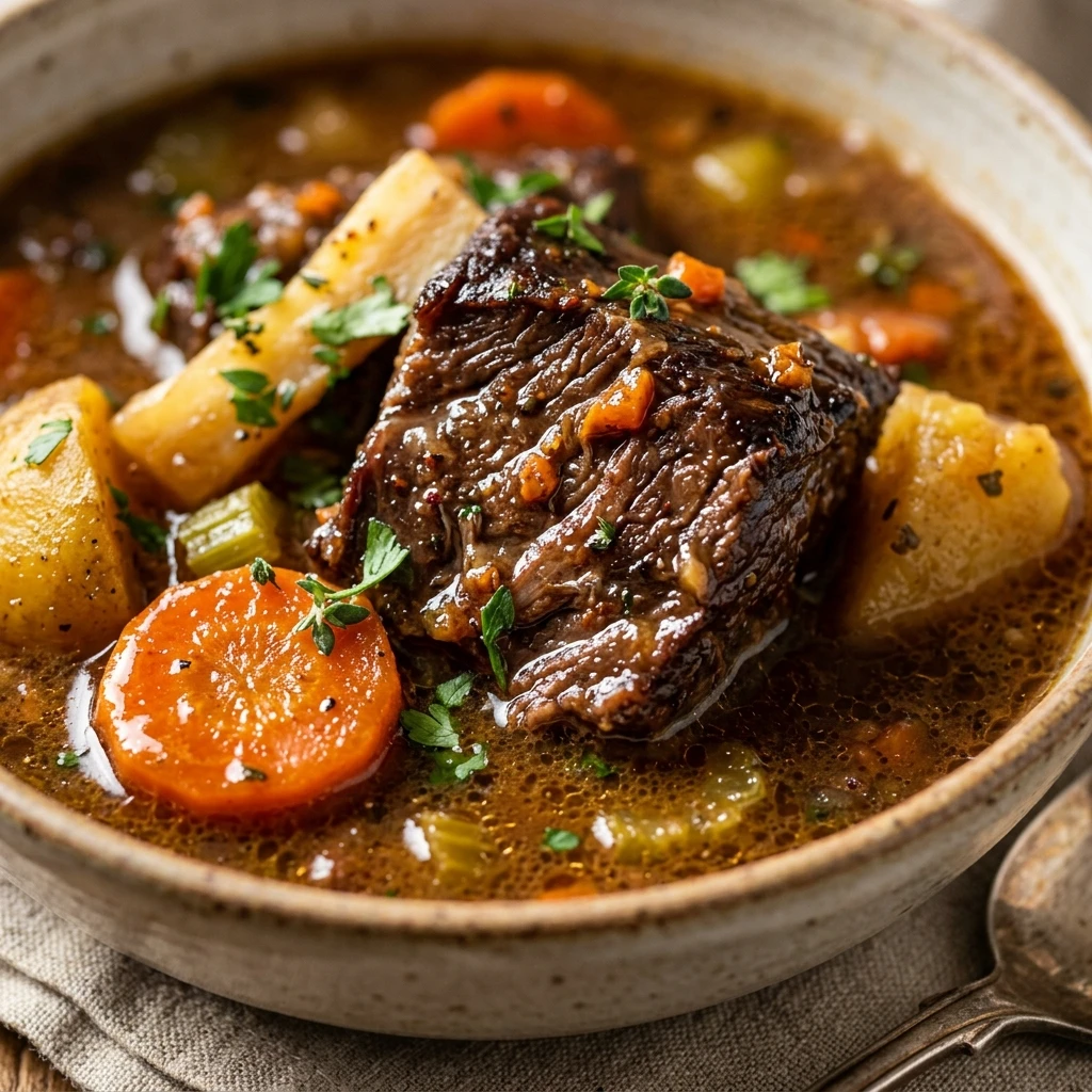 Harvest Beef Stew With Root Vegetables