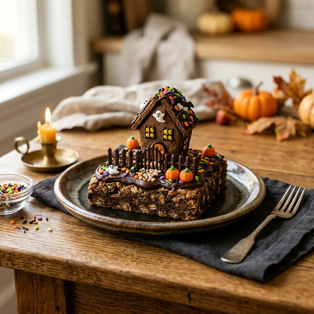 Haunted House Cookie Bars Recipe