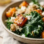 Healthy High Protein Butternut Squash And Kale Salad