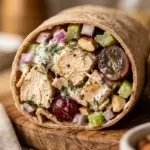 Healthy High Protein Greek Yogurt Chicken Salad Wraps