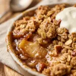 High Protein Apple Crumble With Vanilla Protein