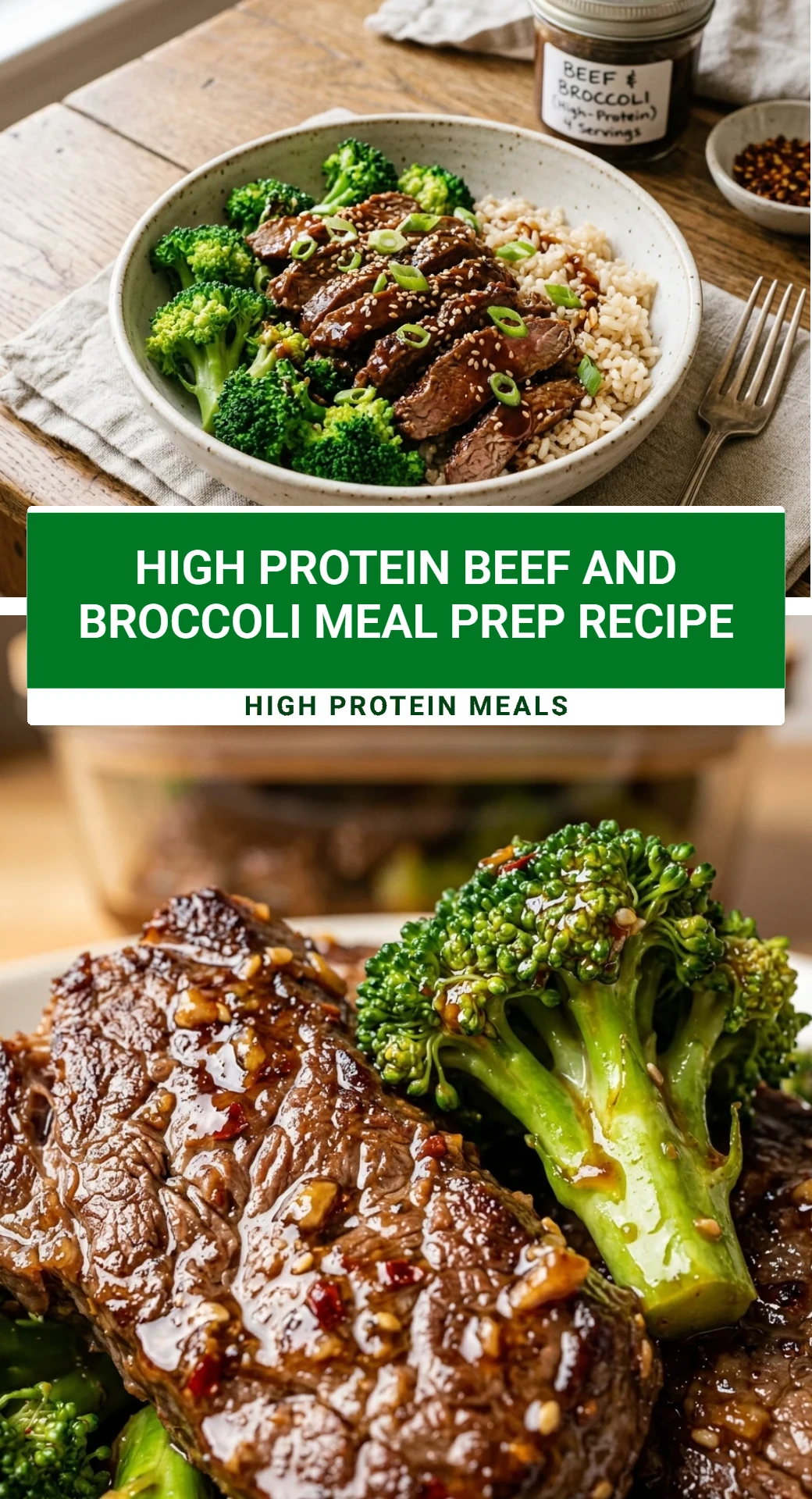 High Protein Beef And Broccoli Meal Prep Recipe