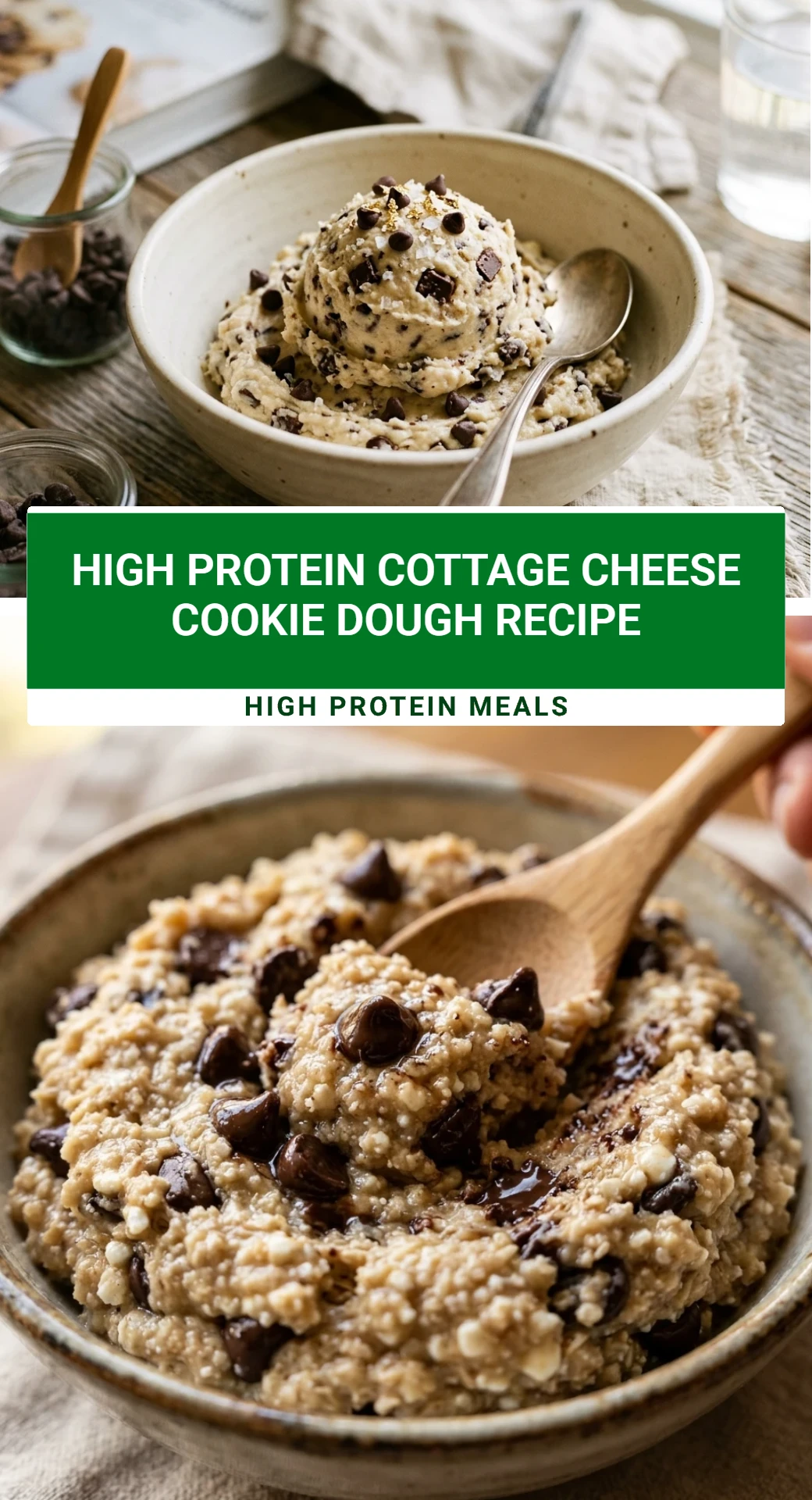 High Protein Cottage Cheese Cookie Dough Recipe