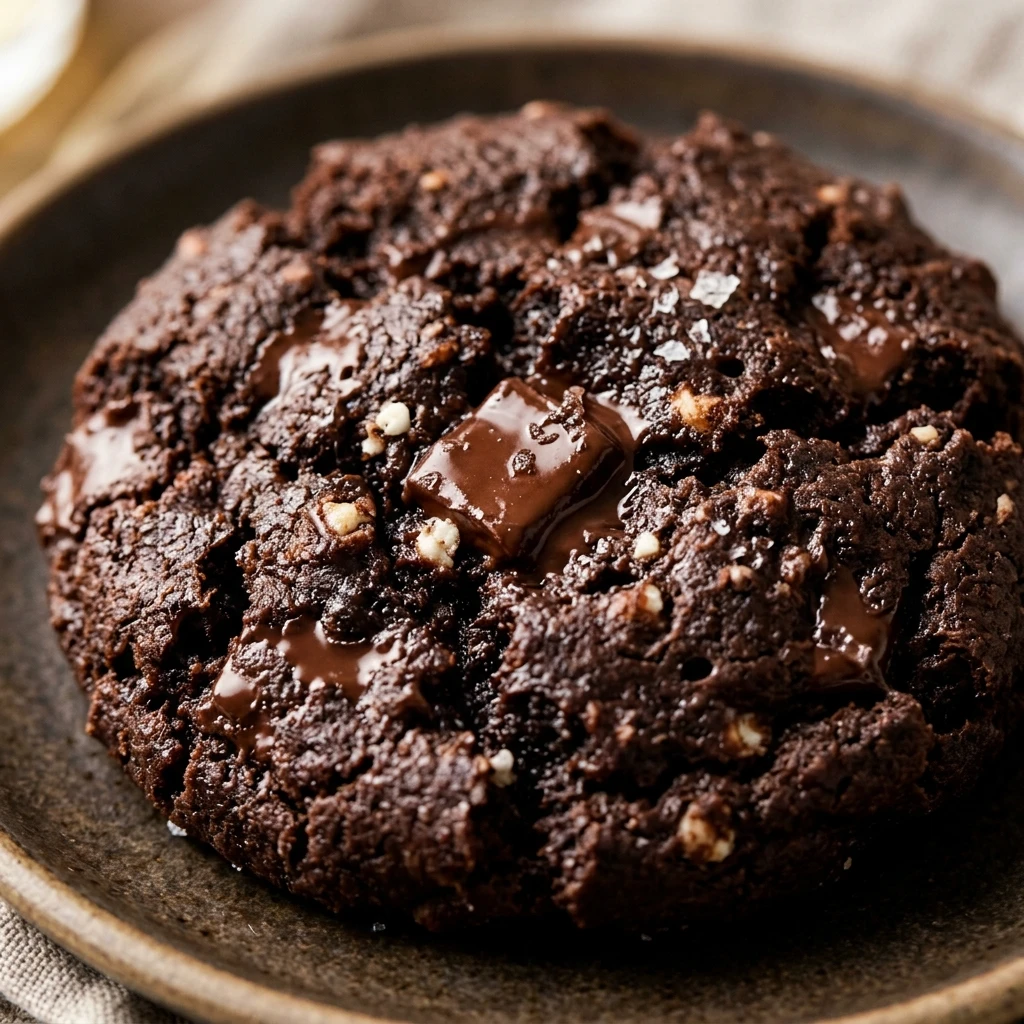 High Protein Double Chocolate Cottage Cheese Cookies