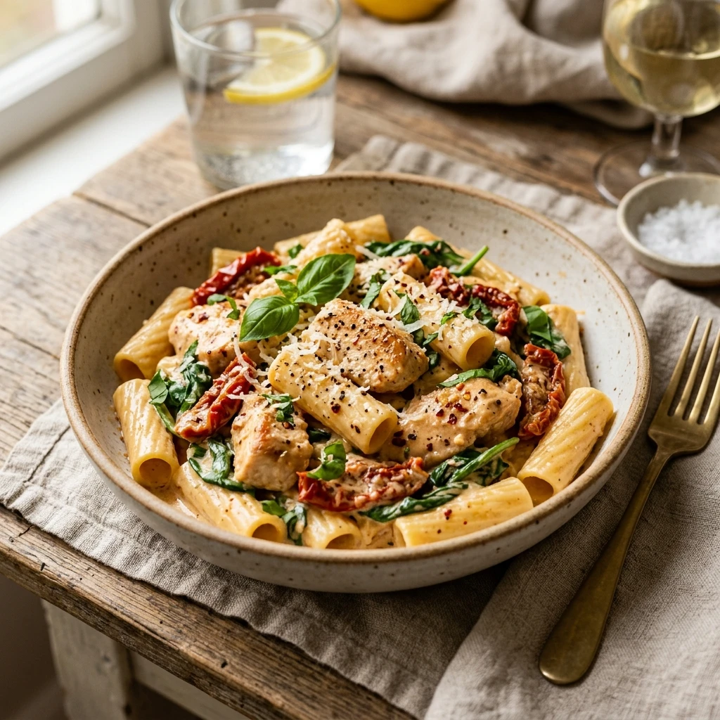 High Protein Marry Me Chicken Pasta Recipe