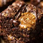 High Protein Peanut Butter Brownie Baked Oats Recipe