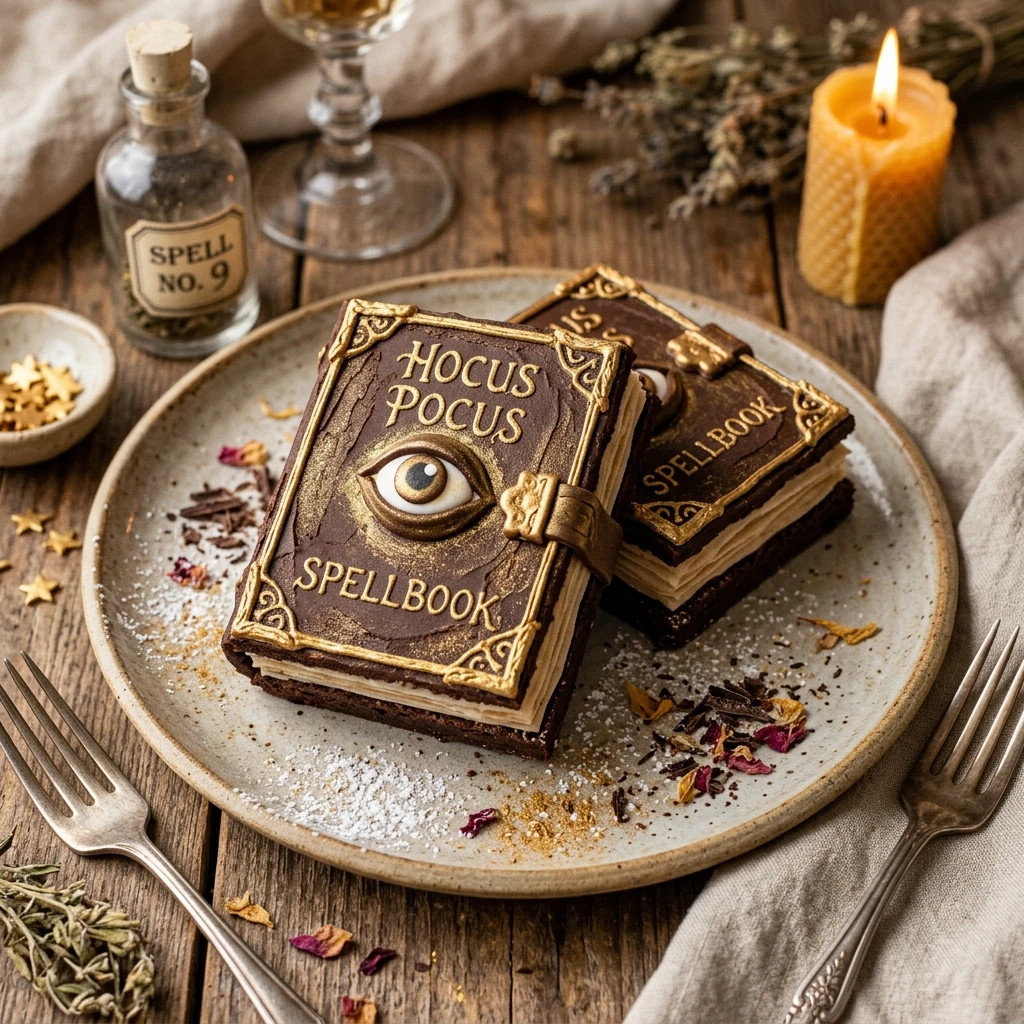 Hocus Pocus Spellbook Brownies Recipe
