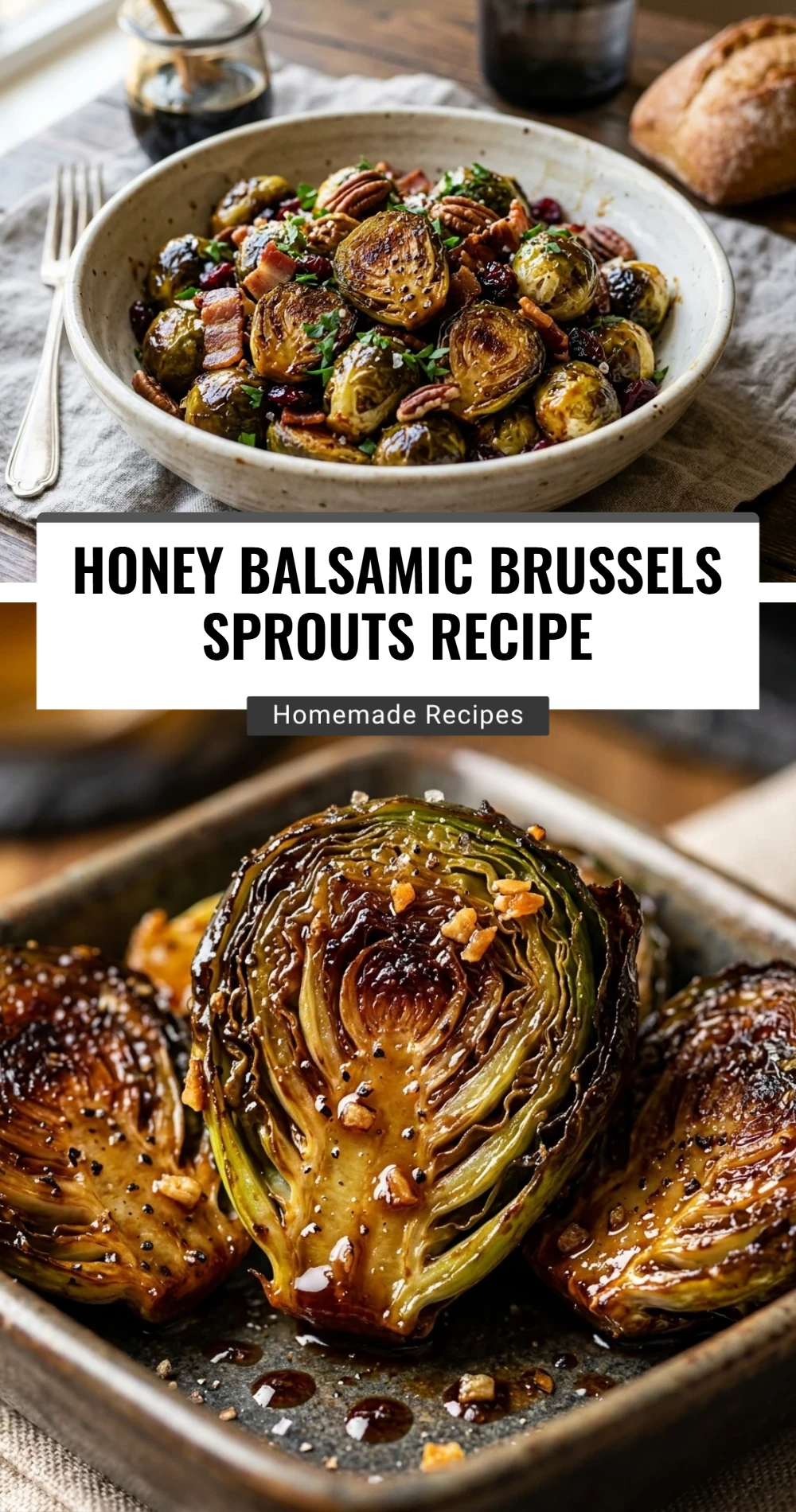 Honey Balsamic Brussels Sprouts Recipe