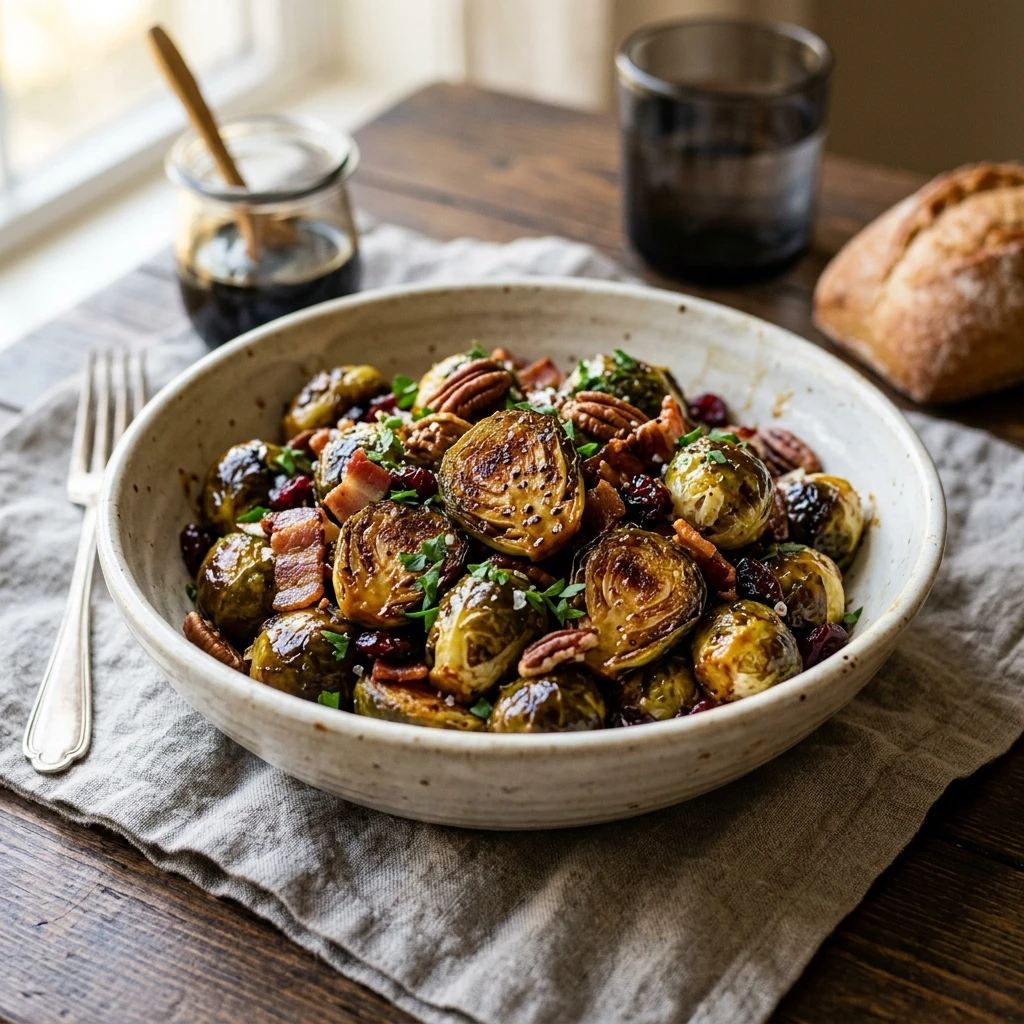 Honey Balsamic Brussels Sprouts Recipe