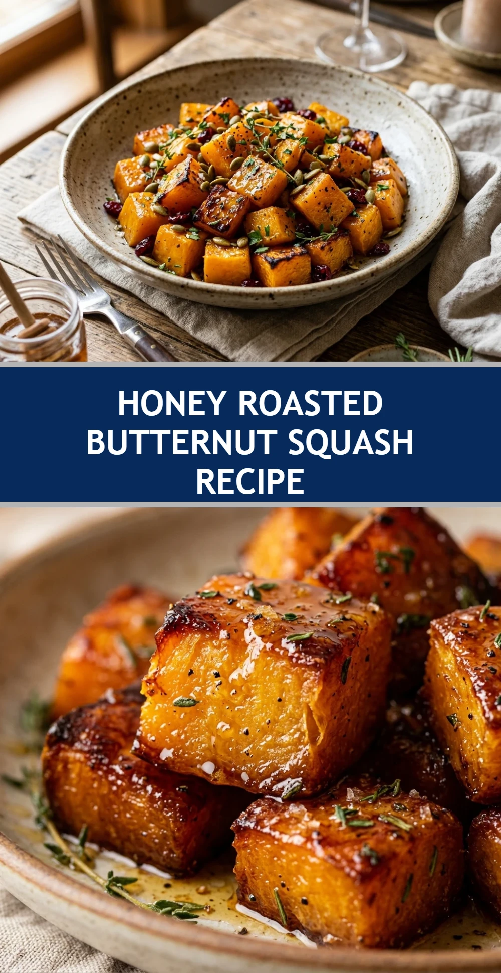 Honey Roasted Butternut Squash Recipe