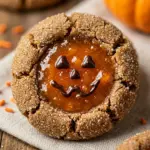 Jack O Lantern Thumbprint Cookies Recipe