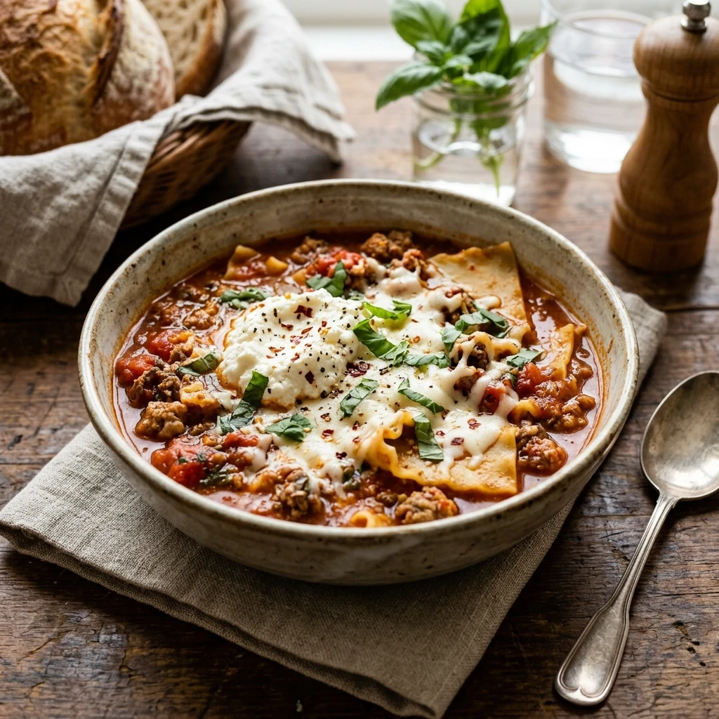 Lasagna Soup Recipe