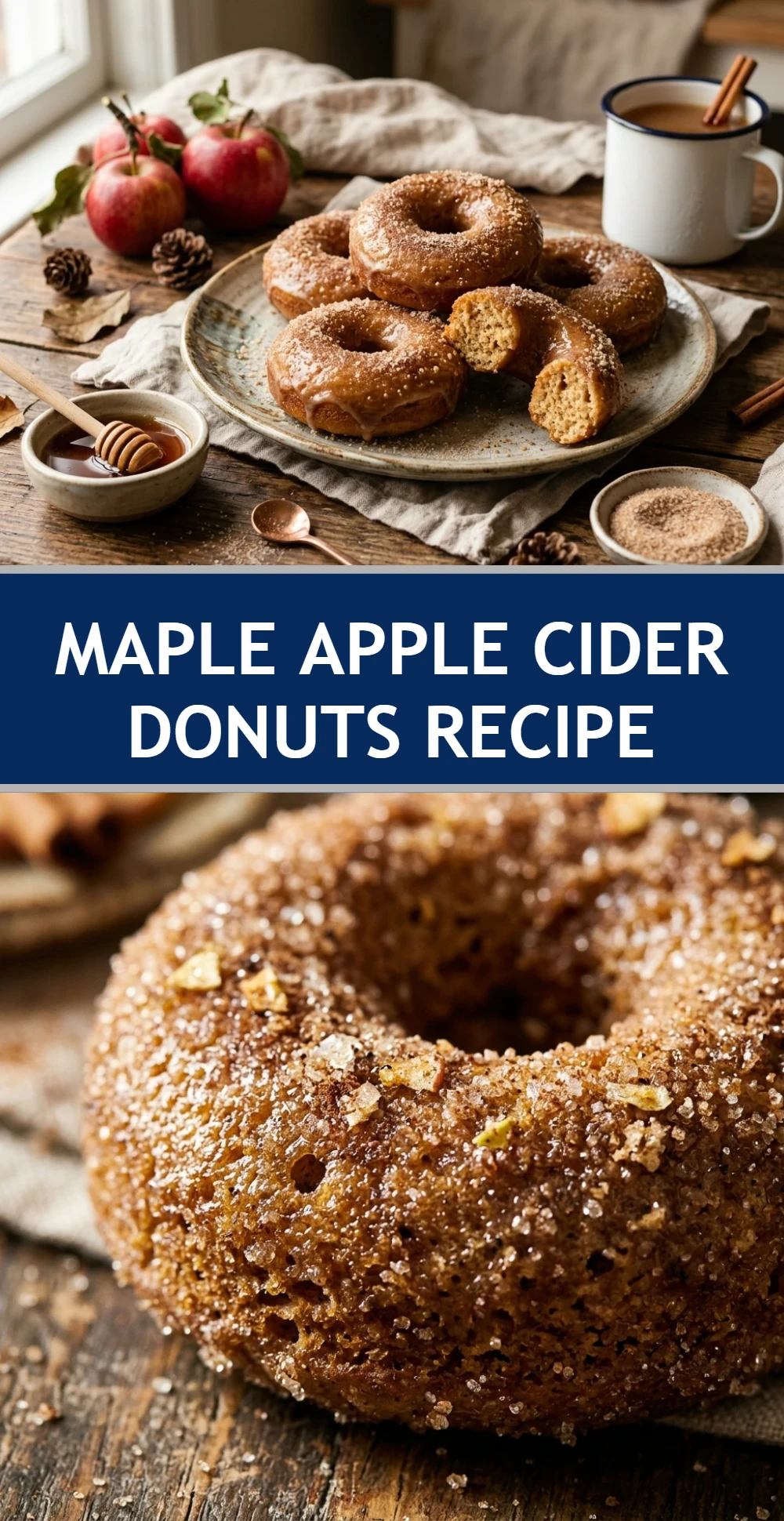 Maple Apple Cider Donuts Recipe