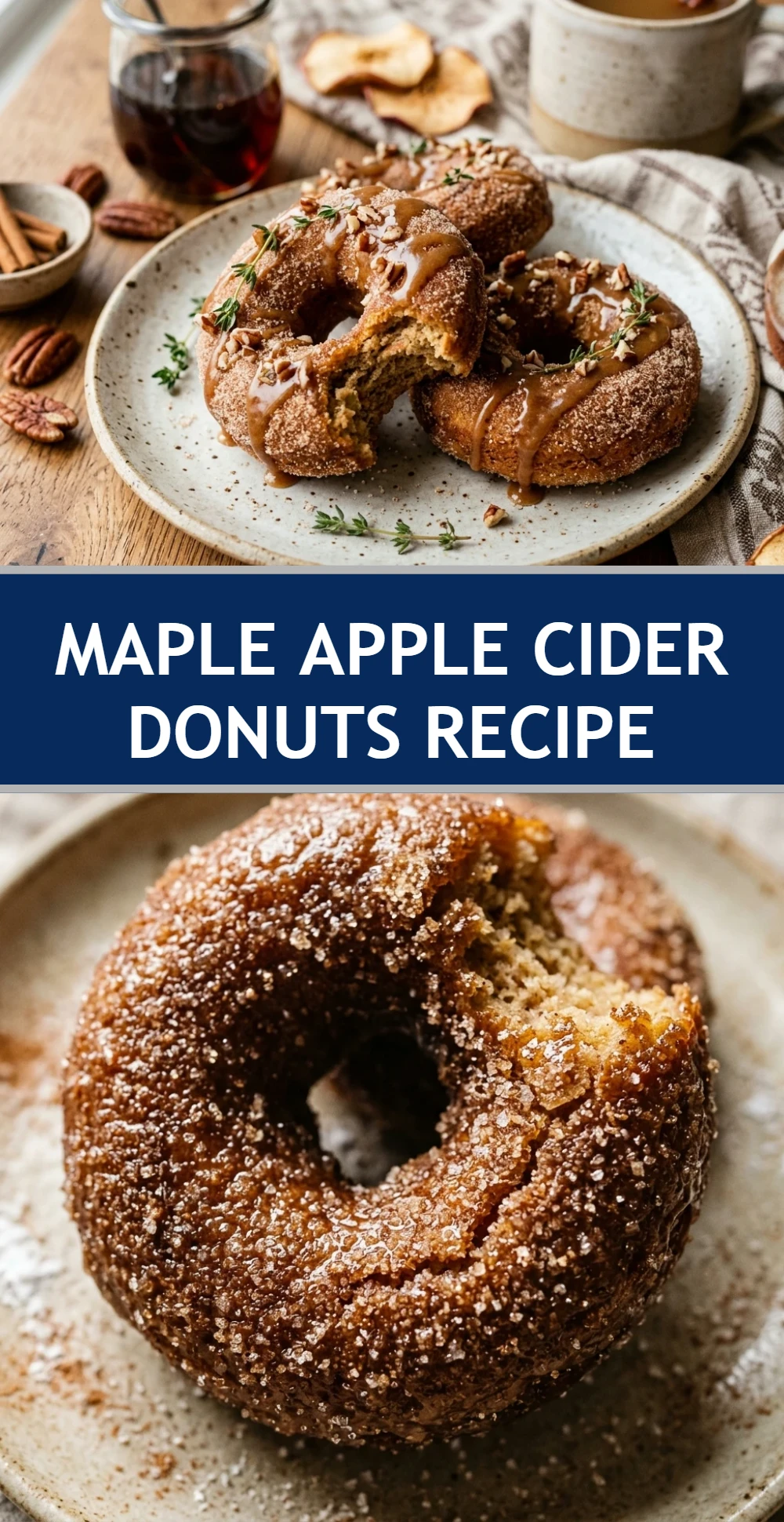 Maple Apple Cider Donuts Recipe