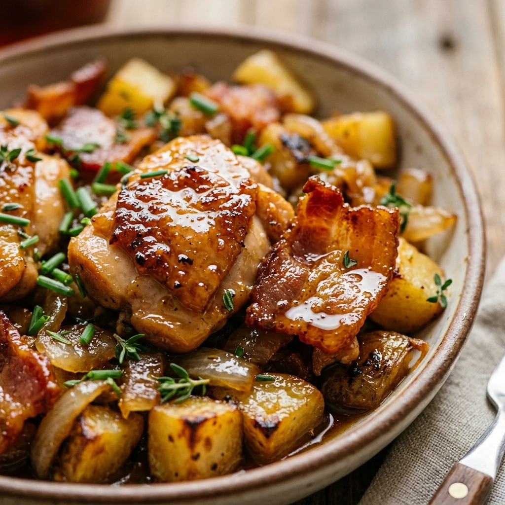 Maple Bacon Chicken Breakfast Hash Recipe