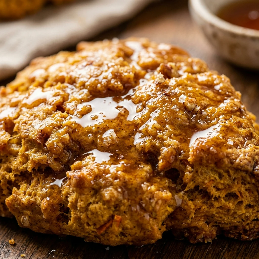 Maple Glazed Pumpkin Scones Recipe