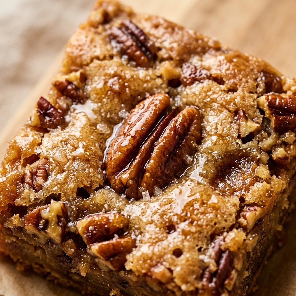 Maple Pecan Blondies Recipe