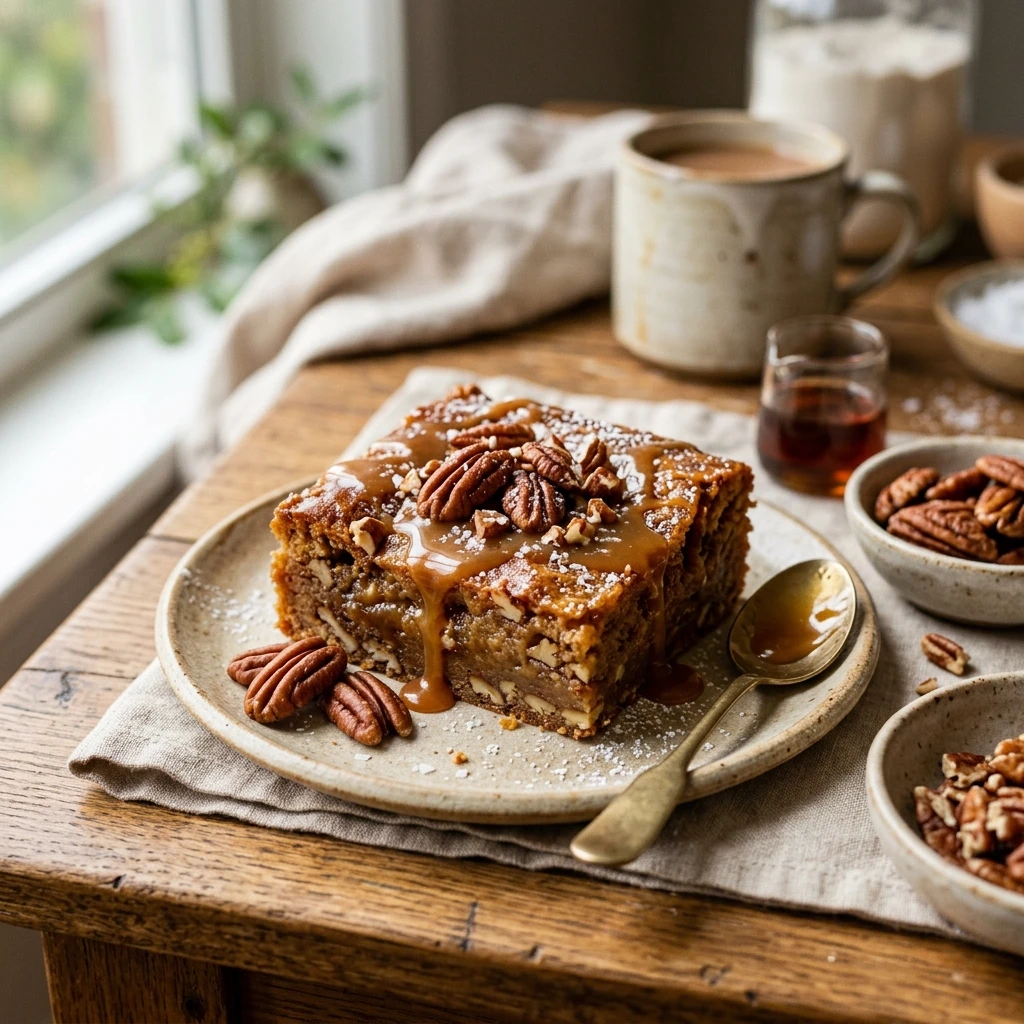 Maple Pecan Blondies Recipe