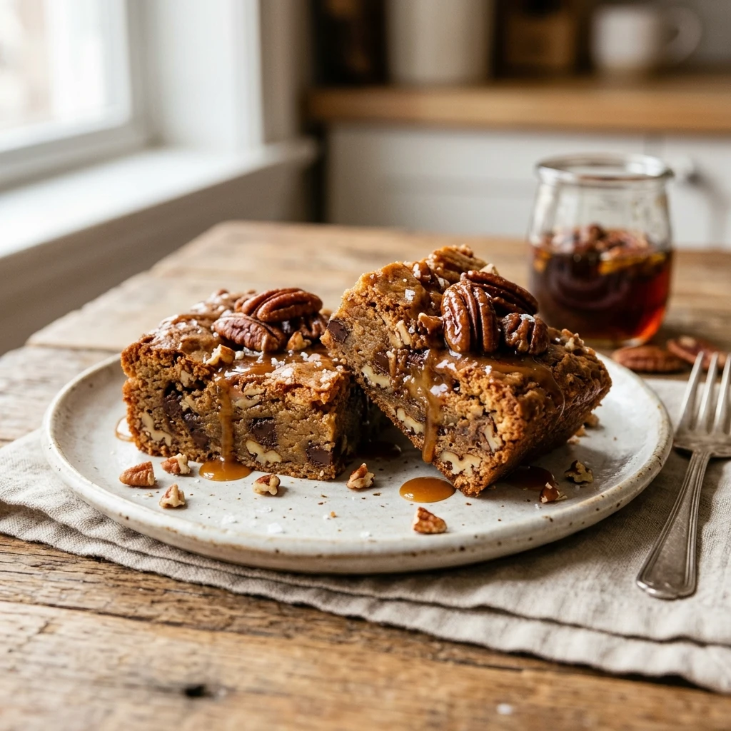 Maple Pecan Blondies Recipe