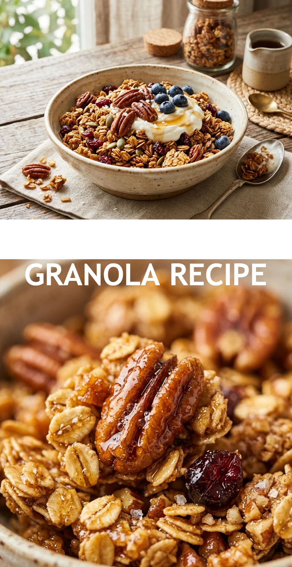 Maple Pecan Granola Recipe