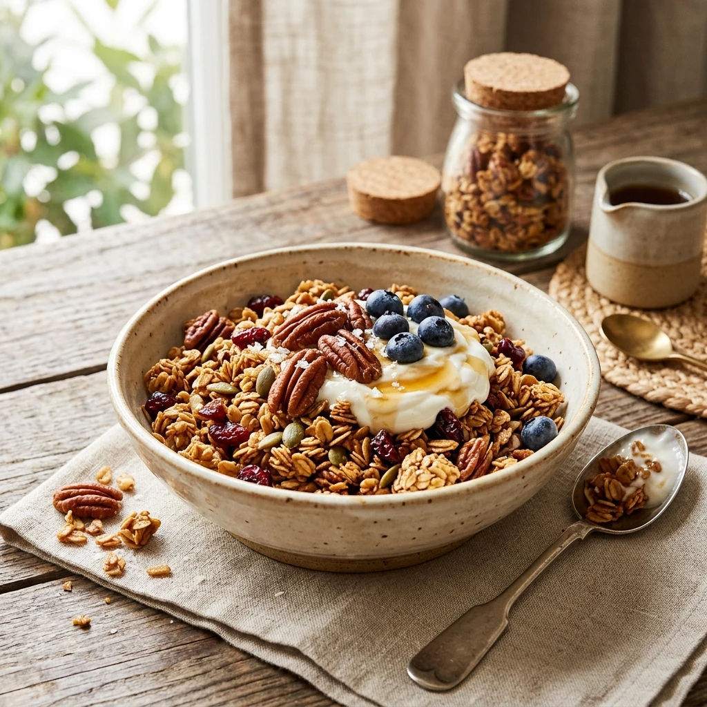 Maple Pecan Granola Recipe