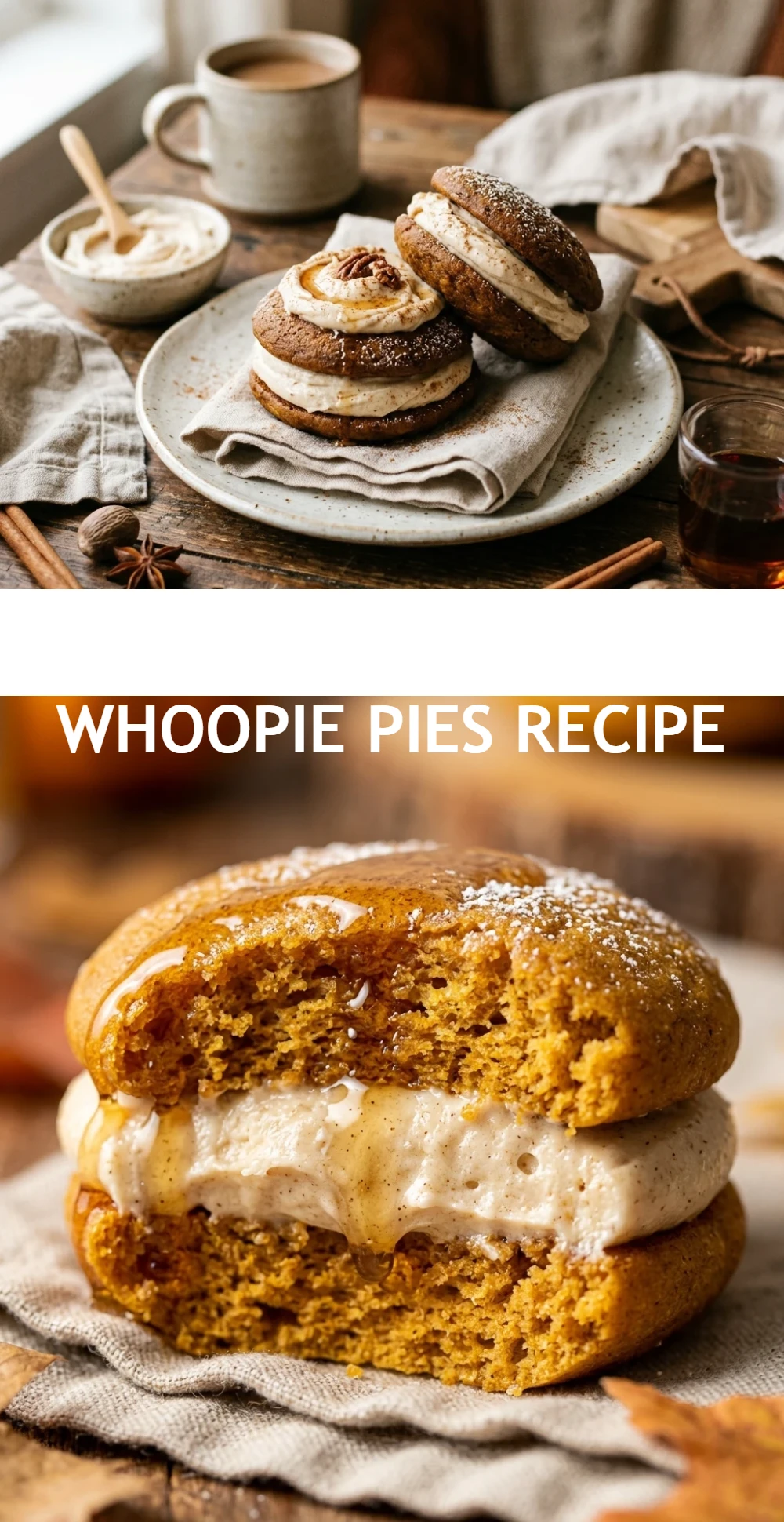 Maple Pumpkin Whoopie Pies Recipe