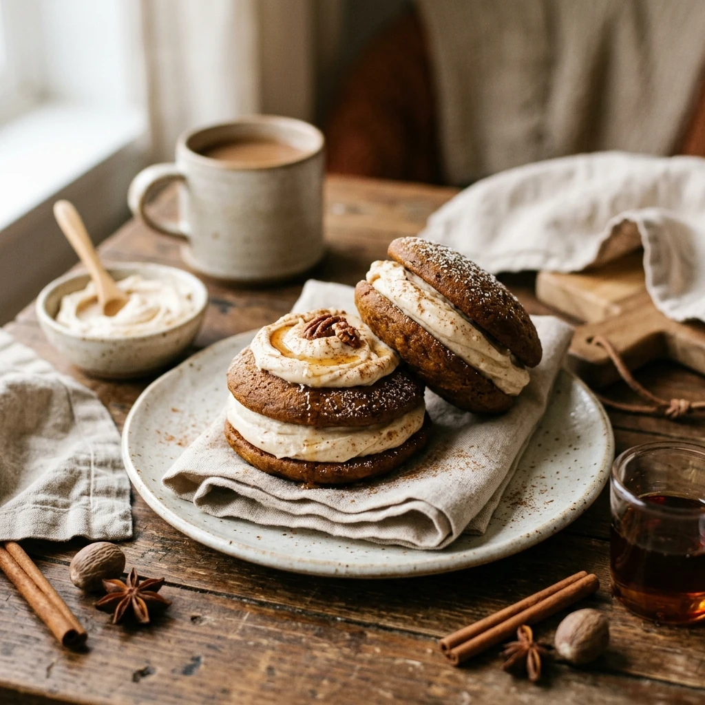 Maple Pumpkin Whoopie Pies Recipe