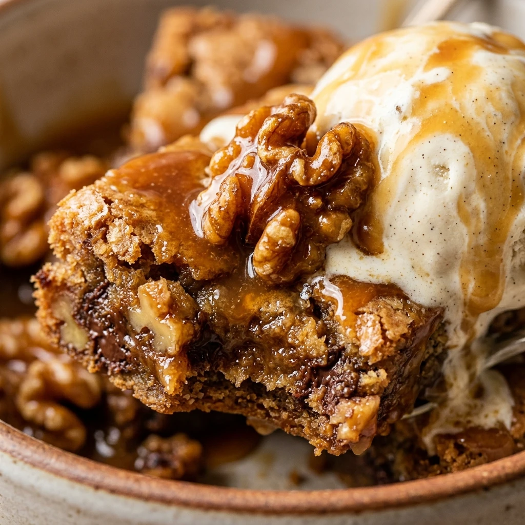 Maple Walnut Blondie Sundae Recipe