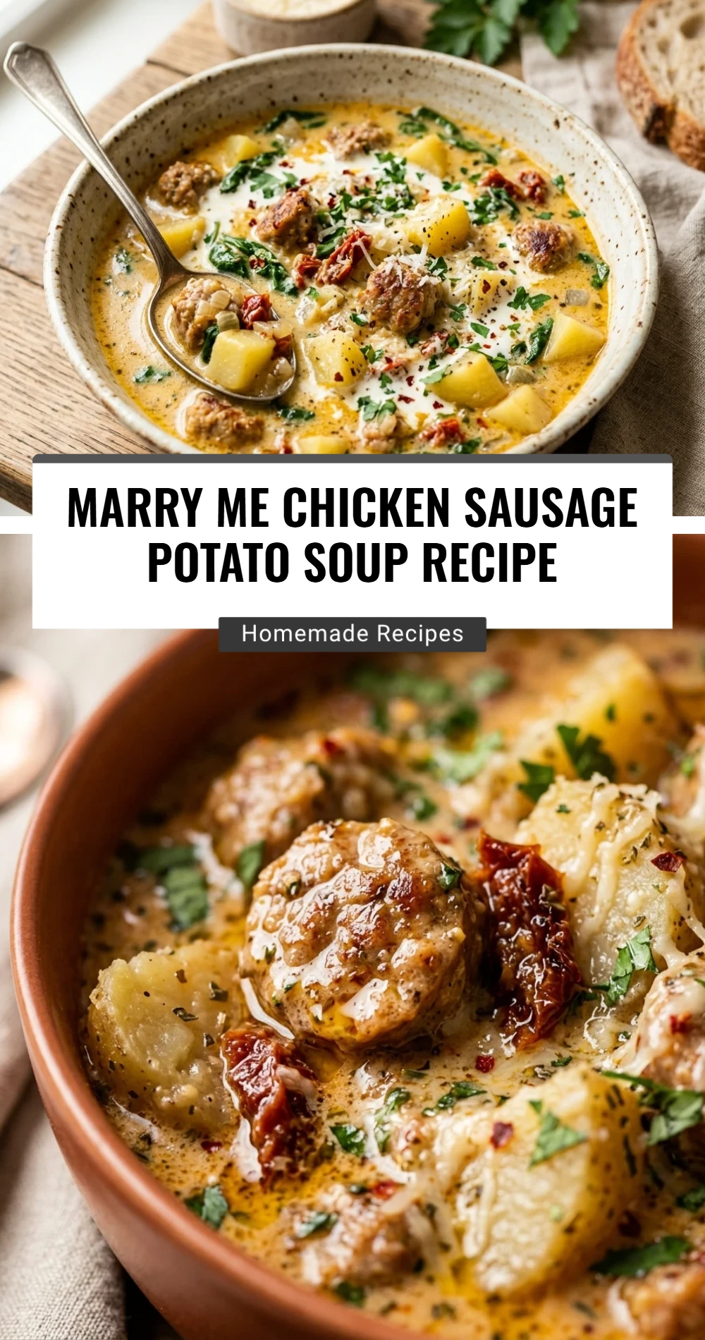 Marry Me Chicken Sausage Potato Soup Recipe
