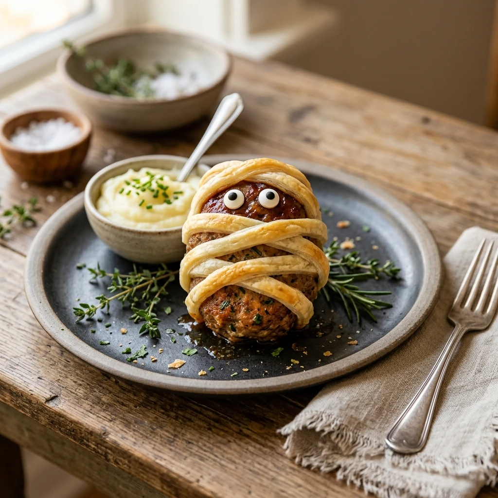 Mini Meatloaf Mummies Recipe