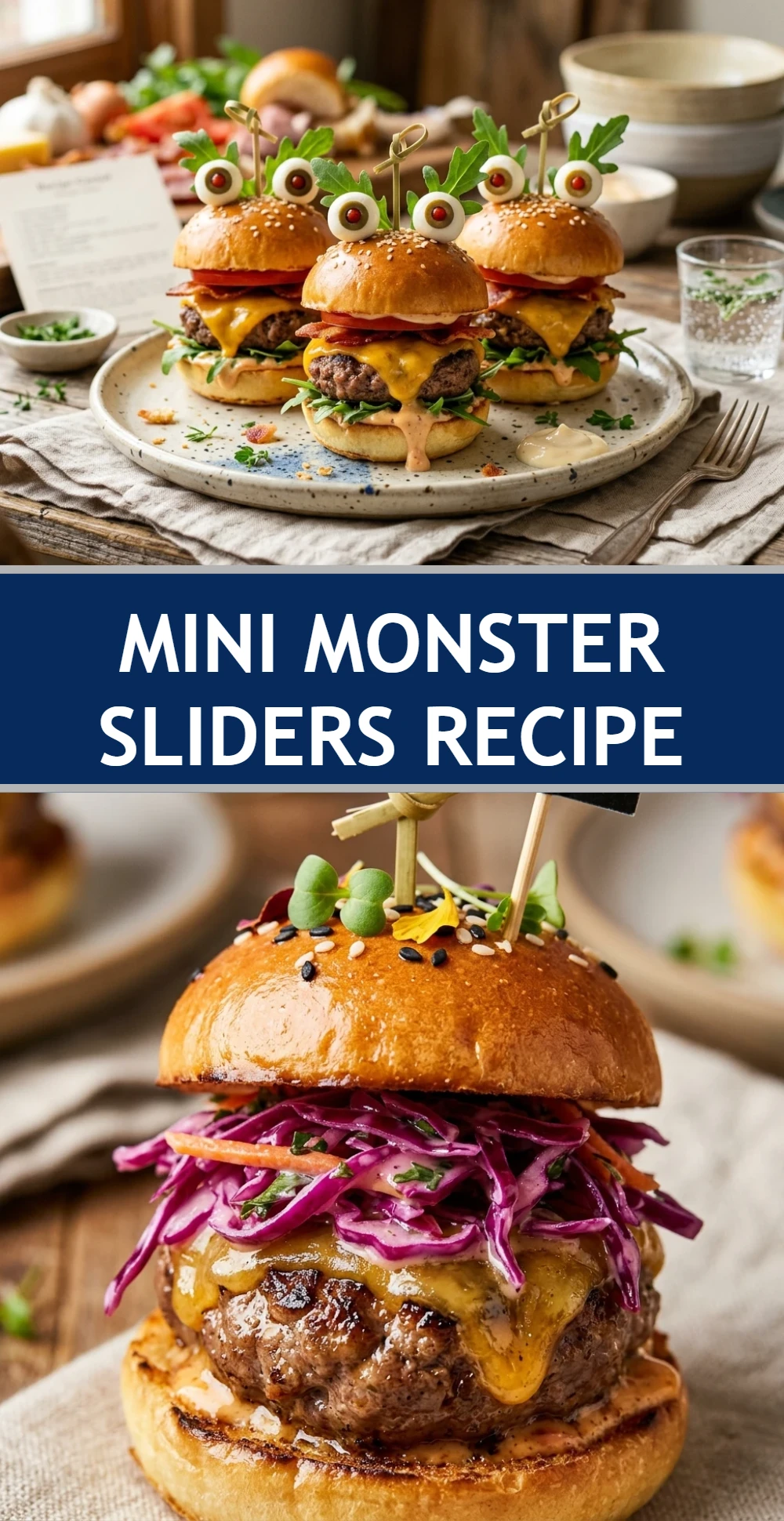 Mini Monster Sliders Recipe