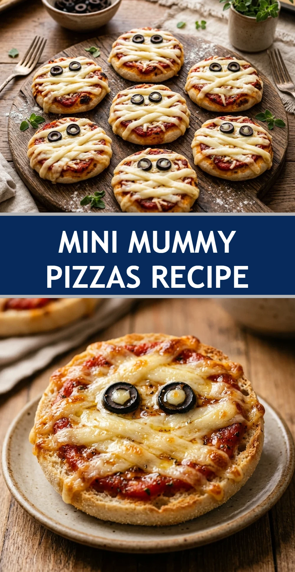 Mini Mummy Pizzas Recipe
