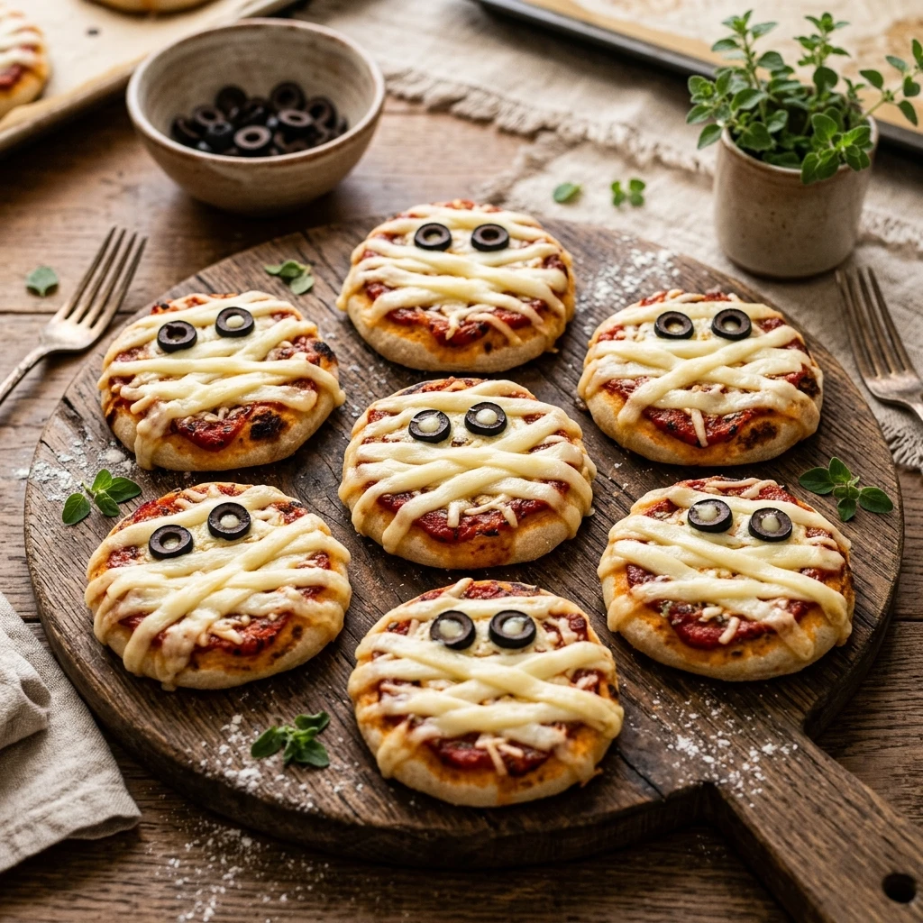 Mini Mummy Pizzas Recipe