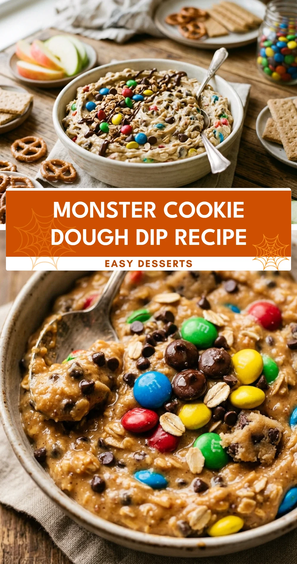 Monster Cookie Dough Dip Recipe