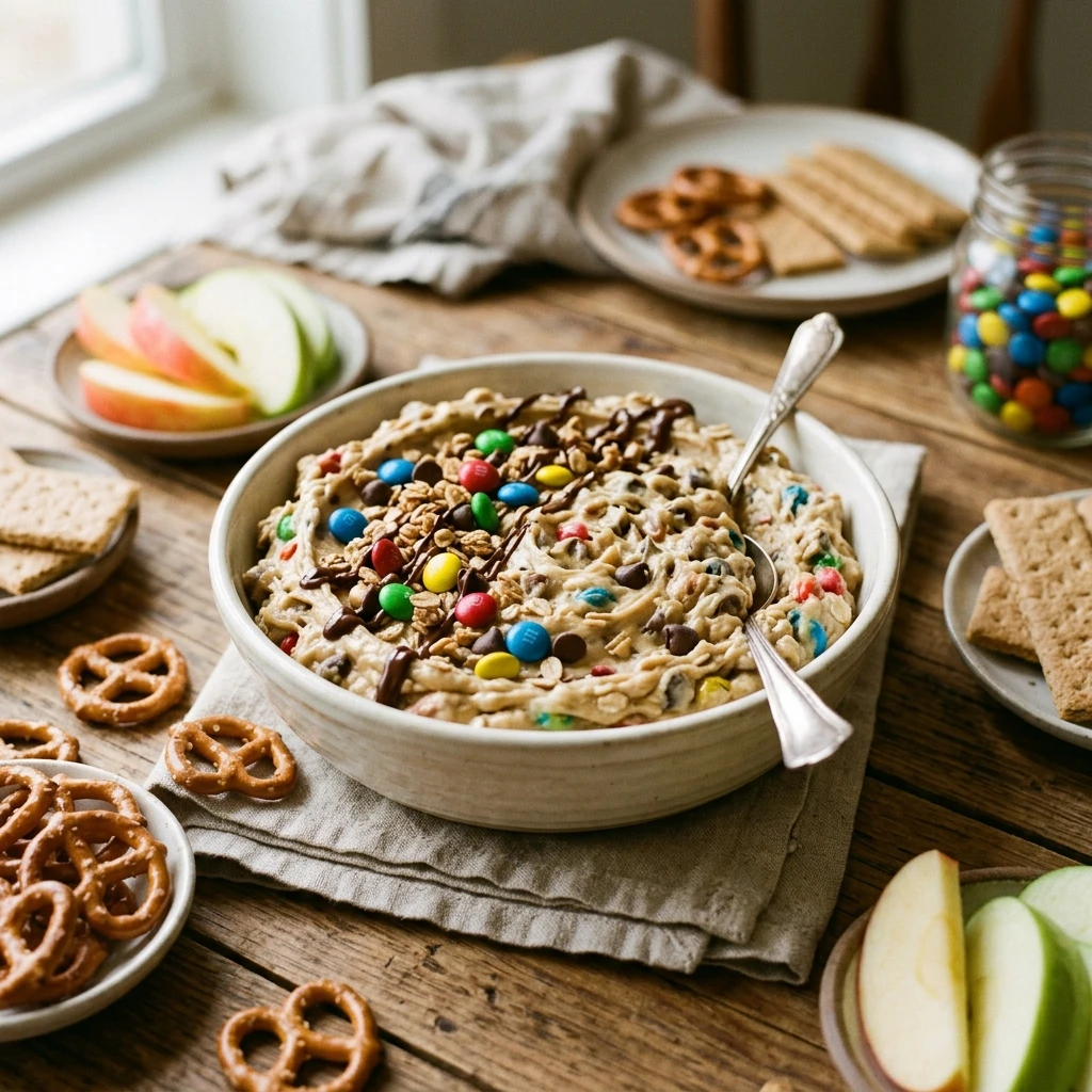 Monster Cookie Dough Dip Recipe