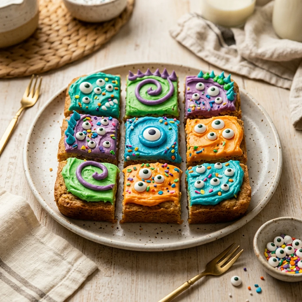 Monster Eye Sugar Cookie Bars Recipe