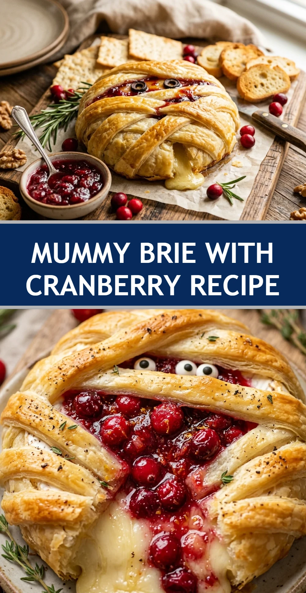 Mummy Brie With Cranberry Recipe