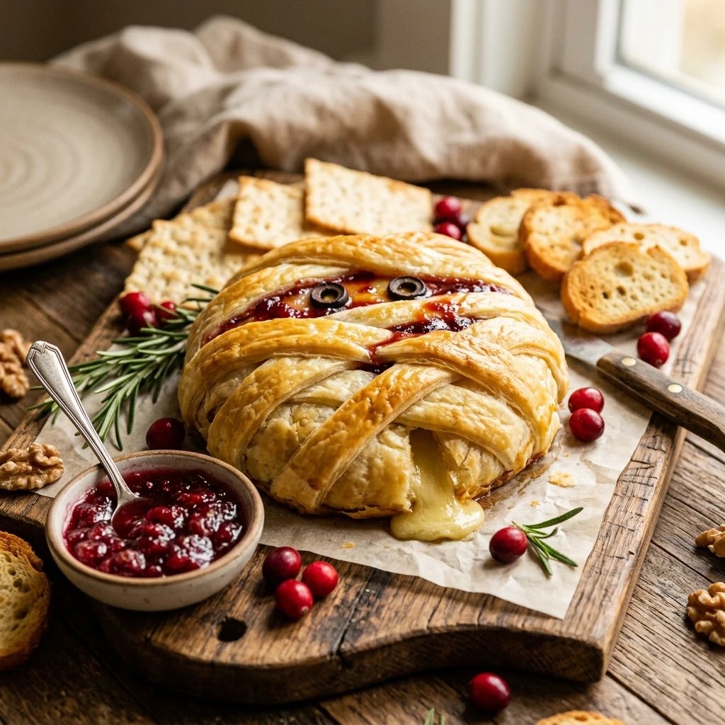 Mummy Brie With Cranberry Recipe